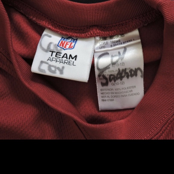 Redskins NFL Team Apparel Jersey Youth Large - Picture 4 of 4